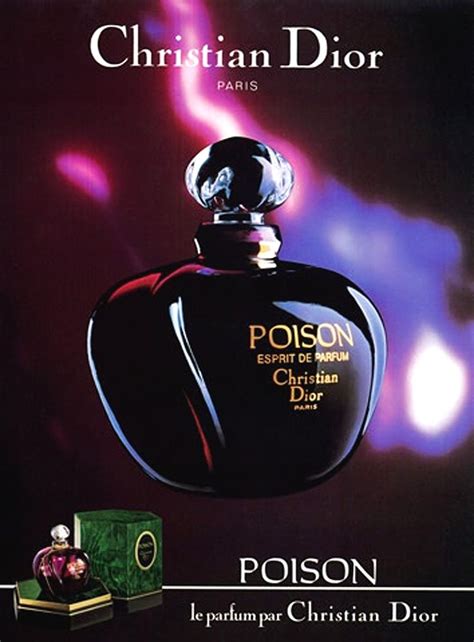 dior poison 1980's|Dior poison perfume history.